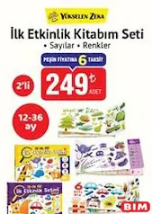YÜKSELEN ZEKA İLK ETKİNLİK KİTABIM SETİ 2'Lİ fiyat ve kampanya bilgisi